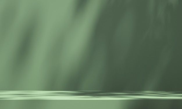 Green abstract background with wavy patterns